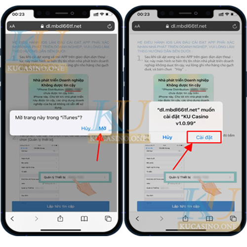 Tải app ku casino - ứng dụng ku app dành cho điện thoại