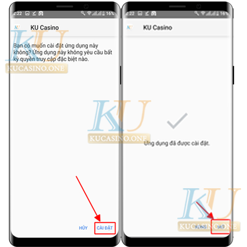 Hướng dẫn Tải app ku casino dành cho android