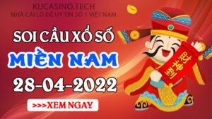 Soi cầu XSMN ngày 28/04/2022 dự đoán xổ số miền nam thứ 5